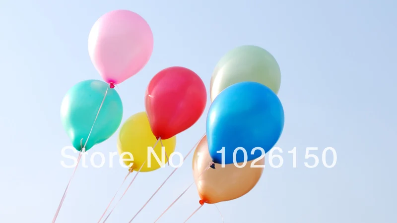 Free shipping 500 pcs/lots latex balloons round pearl -colored Party decoration balloon festival supplies |