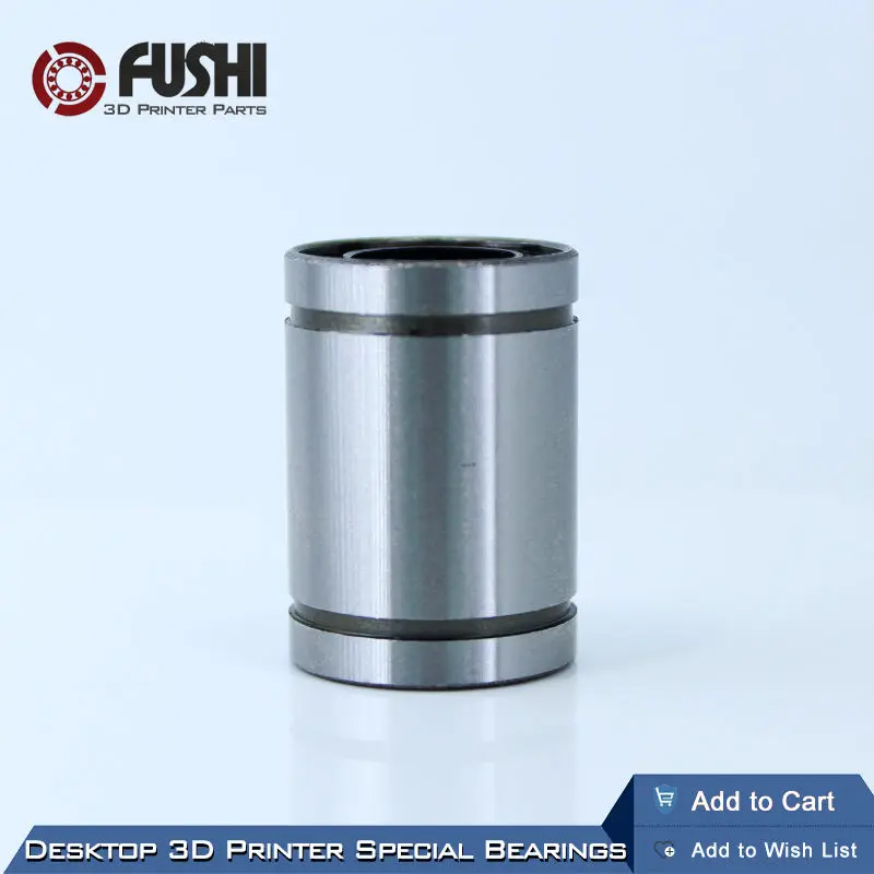Настольный 3d принтер специальный линейный подшипник LM6UU LM8UU LM10UU LM12UU(10 шт.) для Makebot RepRap Prusa i3 Mendel DIY CNC Motion