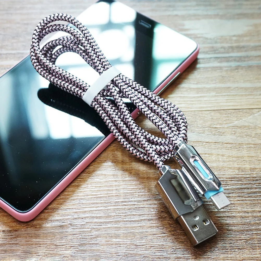 Android Type C Lights UV Cable Charging Data Line Fast Micro USB | Электроника
