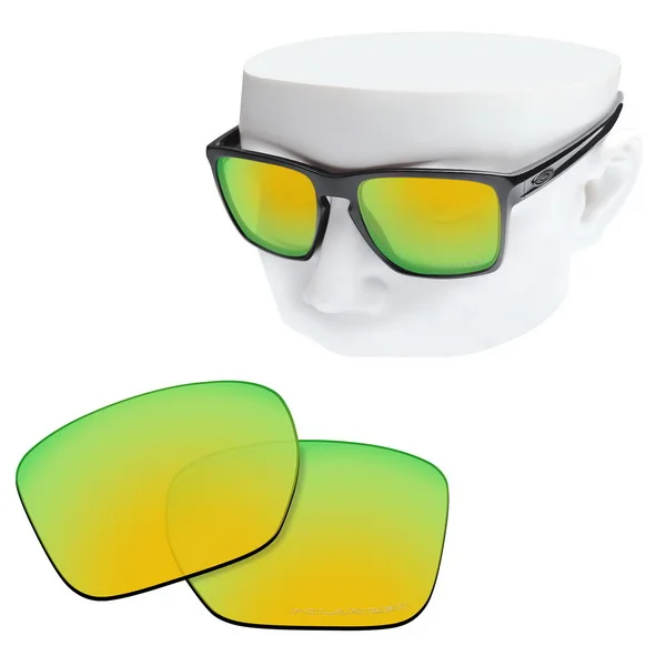 24K Gold Mirror OOWLIT Анти-Царапины Сменные линзы для-солнцезащитные очки Oakley Щепка XL OO9341 травления поляризованных солнцезащитных очков - Цвет линз: 24K Gold Mirror