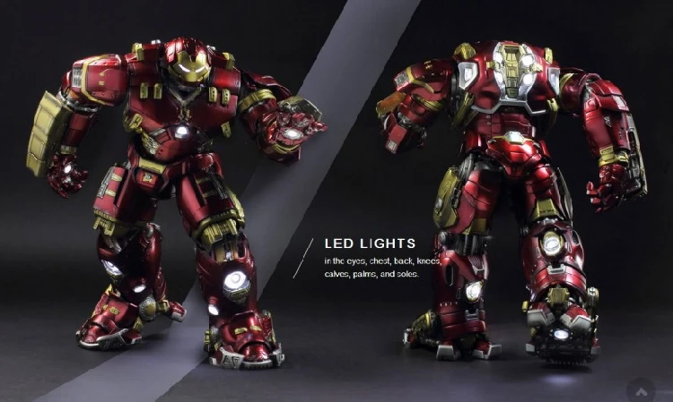 Comicave 1/12th весы сплав титана Железный человек XLIV MK44 Hulkbuster Броня Коллекционные фигурки