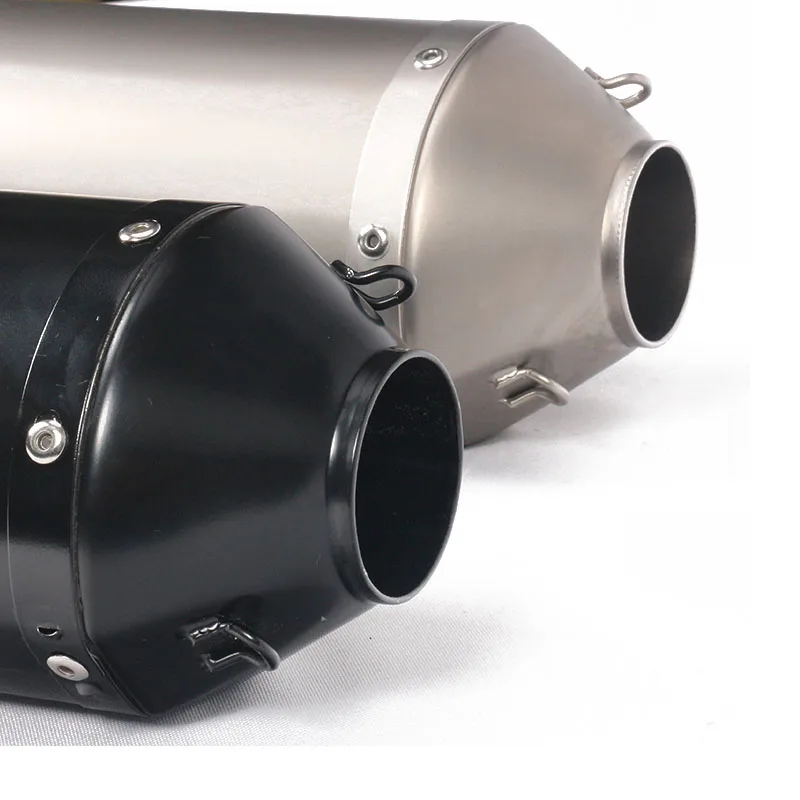 LeoVince Motorcycle Exhaust Muffler Pipe escape moto 51mm Inlet pitbike For benelli trk 502 cb650f crf 230 suzuki gsr 600 msx125 |