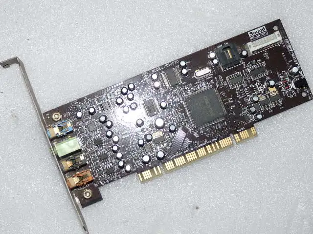 Оригинальная звуковая карта disassemble1 шт./партия PCI7.1 оригинальная аудиокарта SE 64