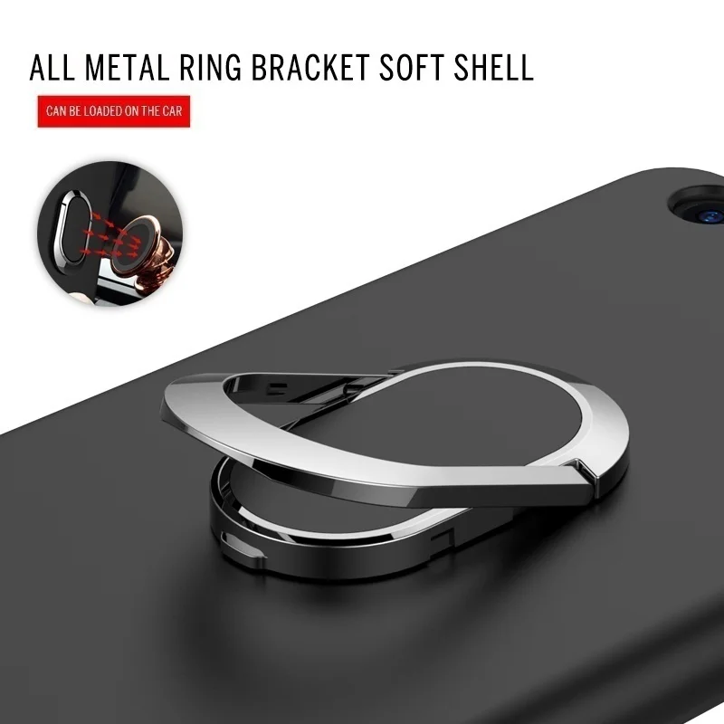 Чехол для iPhone 8 7 6 6s Plus X роскошный силиконовый ударопрочный чехол с магнитным