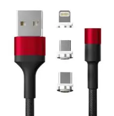 Черный Дизайн магнитное зарядное устройство магнитный usb-кабель для зарядки i кабель для зарядки телефона для apple - Цвет: Черный