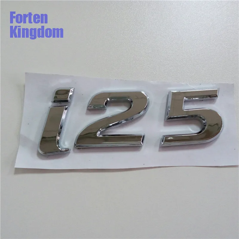 Forten Kingdom автомобиль слово i20 i25 3D буквы авто хвост эмблема ABS пластик хром оригинальная наклейка задний багажник значок наклейка