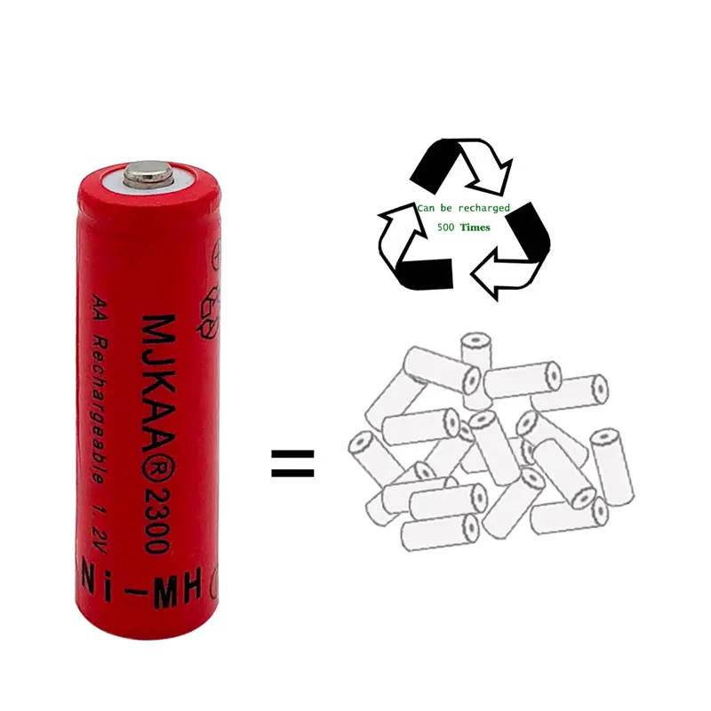 12 шт. в партии Ni-MH 2300mAh AA батареи 1 2 V 7 # аккумуляторная батарея для камеры игрушки |