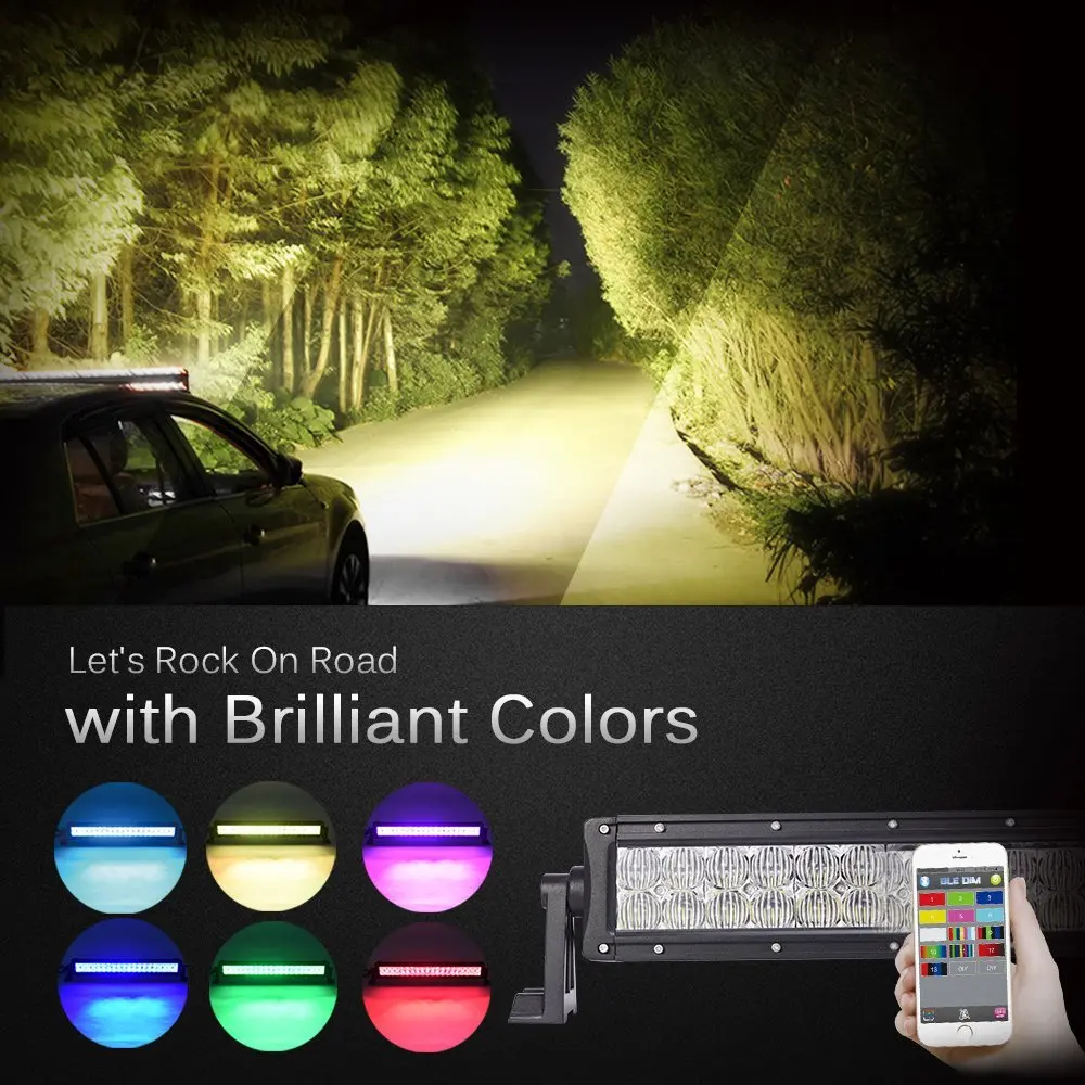 Изогнутая разноцветсветодиодный светодиодсветильник панель 5D 42 дюйма 240 вт RGB с