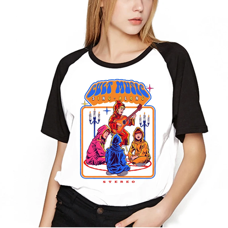 Забавная рубашка сатана винтажная женская футболка Let's Summon Demons Graphic Tees Harajuku Tumblr Not Today Satan футболка для девочек
