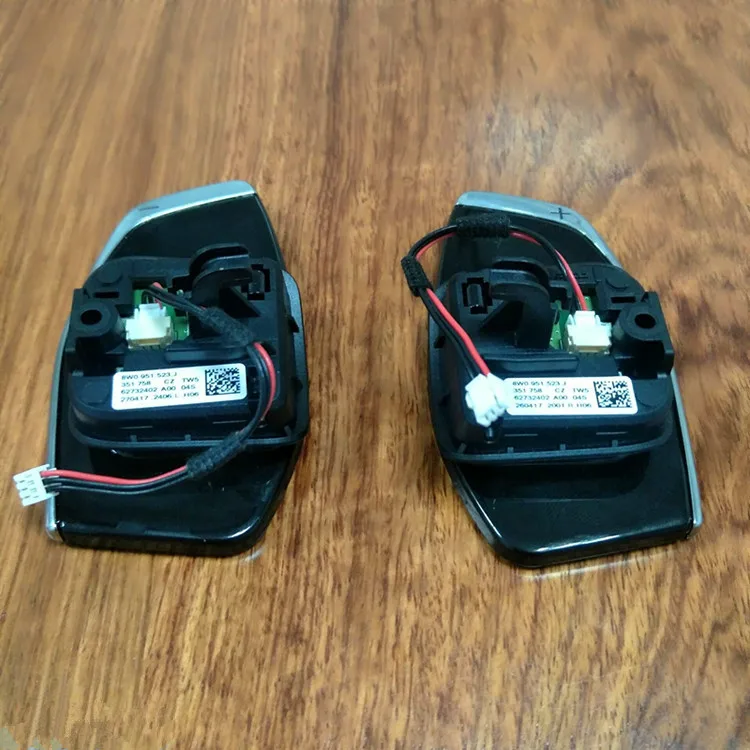 Для Audi A3 A4 B9 A5 Q2 Tiptronic черный глянцевый хром рулевое колесо сдвиг весло 8W0 951 523 S