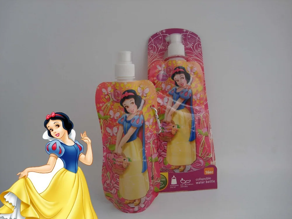 480 мл ес FDA утвержден пластик пэ складной бутылка для малыша на открытом воздухе