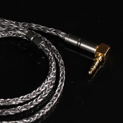 3.5mm L BGVP 6N 400 ядро наушники гибридный кабель 2,5 мм 3,5 мм DIY кабель аксессуары MMCX сменный Hifi кабель обновления наушников DM6 - Цвет: 3.5mm L