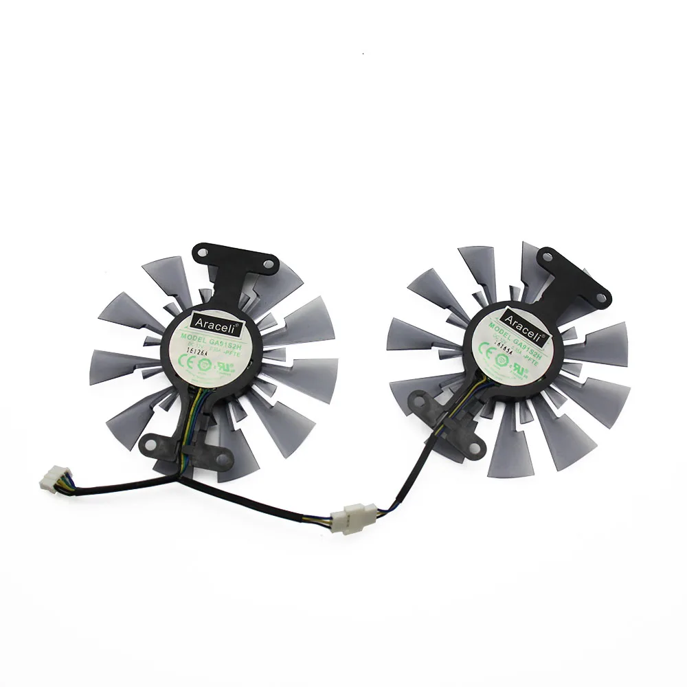 Охлаждающий вентилятор для видеокарты Sapphire R7 460 2G R7360 2 шт./лот GA91S2H 12 В постоянного