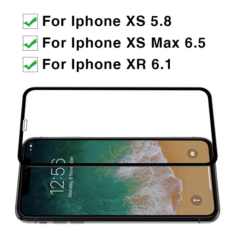 Стекло для Iphone Xs Max защита стекла Apple I Phone Xr X R S Закаленное стекло Защитная пленка