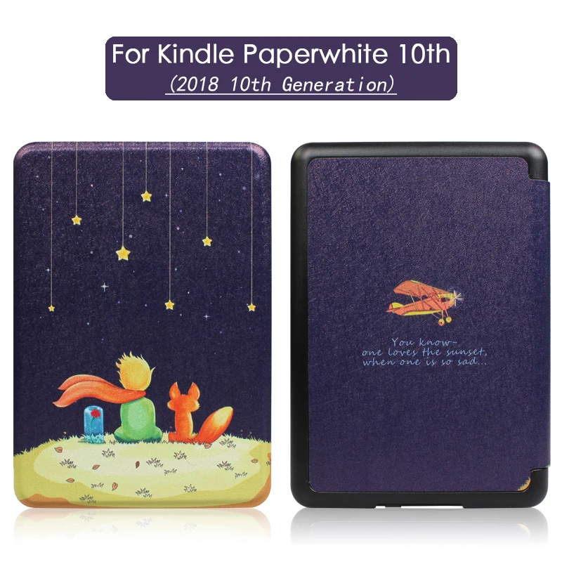 2018 Новый чехол для Amazon Kindle Paperwhite 4 Умный Магнитный Funda 10-го поколения PU планшет