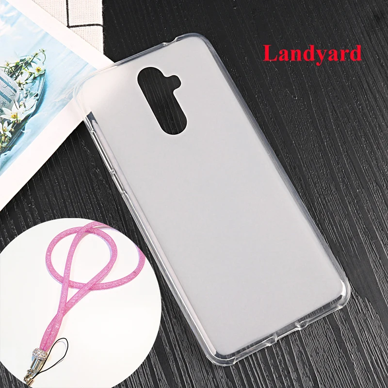 Модный чехол для телефона Landyard Cubot X18 Plus новый мягкий силиконовый из ТПУ 5 99 дюйма