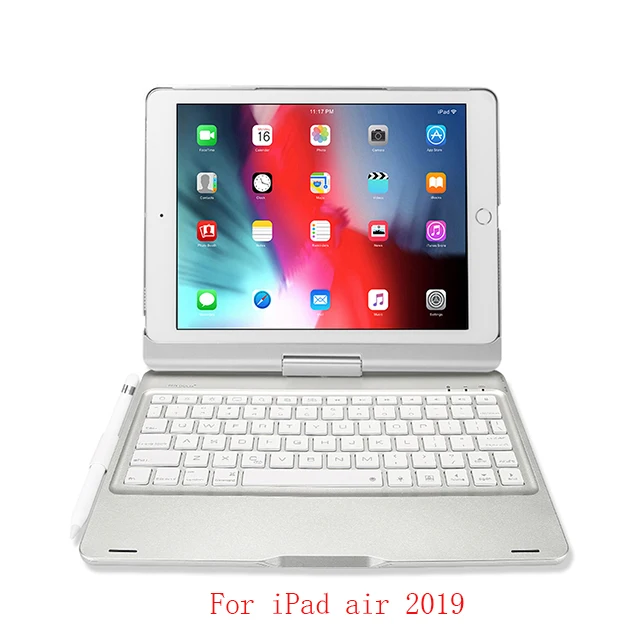 For iPad air 2019 DUX DUCIS, беспроводной Чехол-клавиатура для iPad air, Bluetooth, умный складной чехол для планшета, для iPad air 3 Pro 10,5, 10,5 дюймов - Цвет: For iPad air 2019
