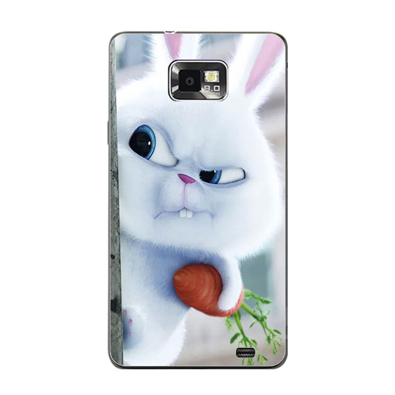 Чехол для Samsung Galaxy S2 i9100 мягкие чехлы из ТПУ с рисунком медведя силиконовые Plus i9105