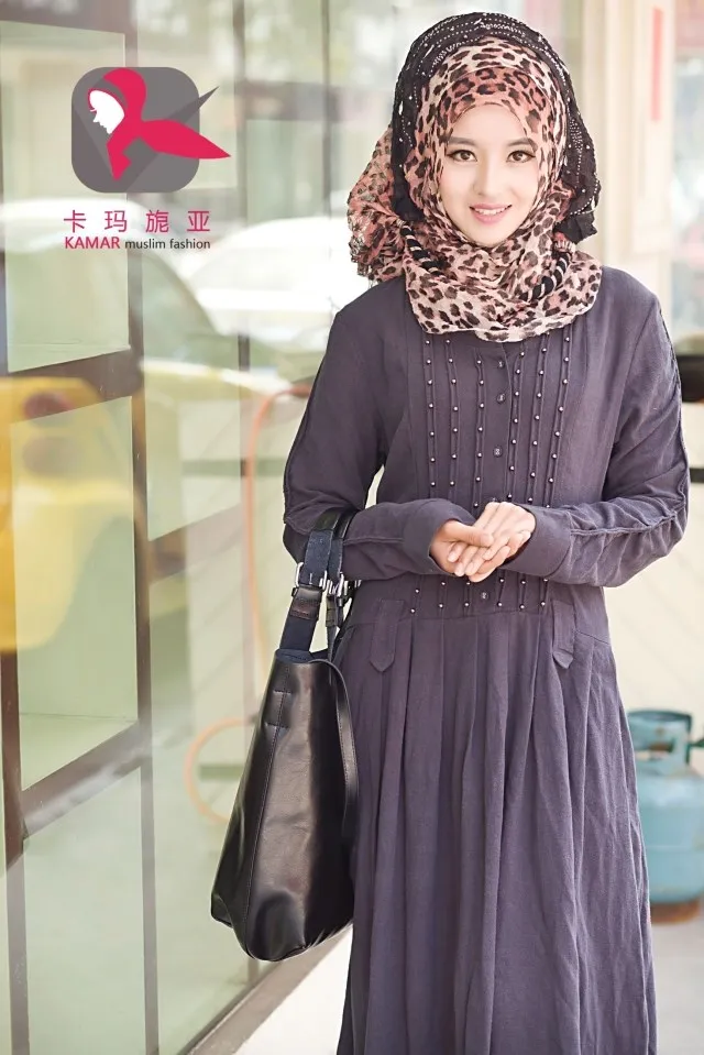 Головной убор женский шифоновый с леопардовым принтом и бусинами|islamic hijab caps|hijab