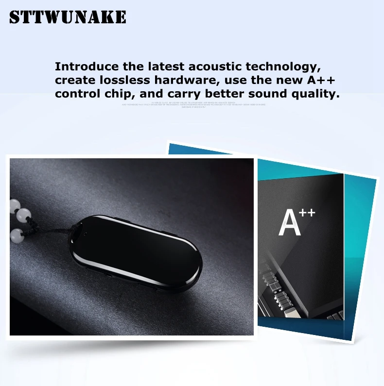 STTWUNAKE Профессиональный цифровой HD 58 часов мини скрытый диктофон аудио диктофон denoise на большие расстояния