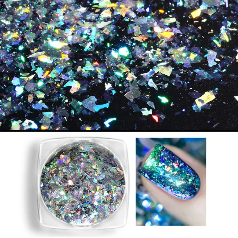 Star Mixed Glitters Nail Glitter Powder Sheets Tips Art Set Decorations | Красота и здоровье