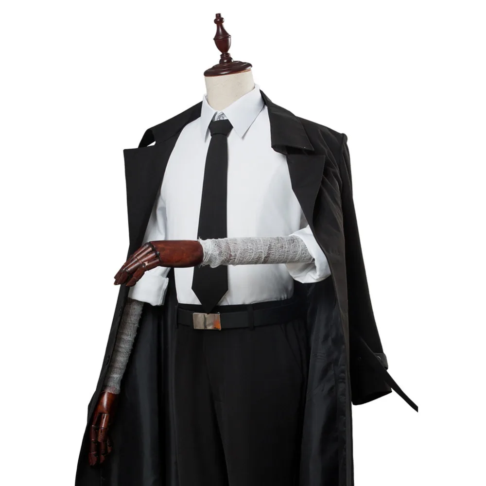 Костюм для косплея Bungo Stray Dogs Осаму дадзай Униформа тренчкот только взрослых