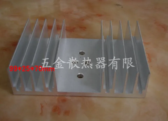 2pcs ElectronicTransistor radiator 99*25*70mm Power amplifier board/power board heat sink/aluminum alloy heat dissipation block 2pcs ElectronicTransistor radiator 99*25*70mm Power amplifier board/power board heat sink/aluminum alloy heat dissipation block