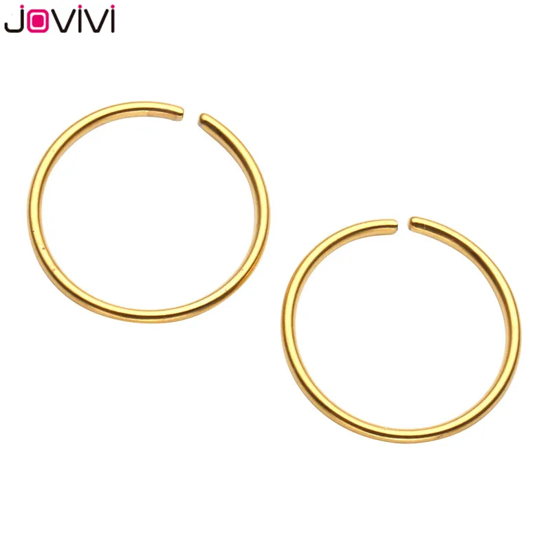 Кольцо для пирсинга JOVIVI из нержавеющей стали 316L 1 пара многофункциональное 20 г |