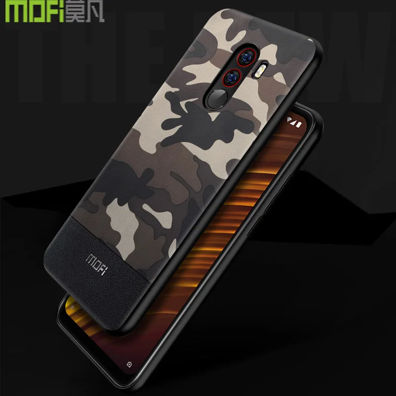 Для xiaomi pocophone f1 чехол Камуфляжный Кожаный жесткий для poco с рисунком |