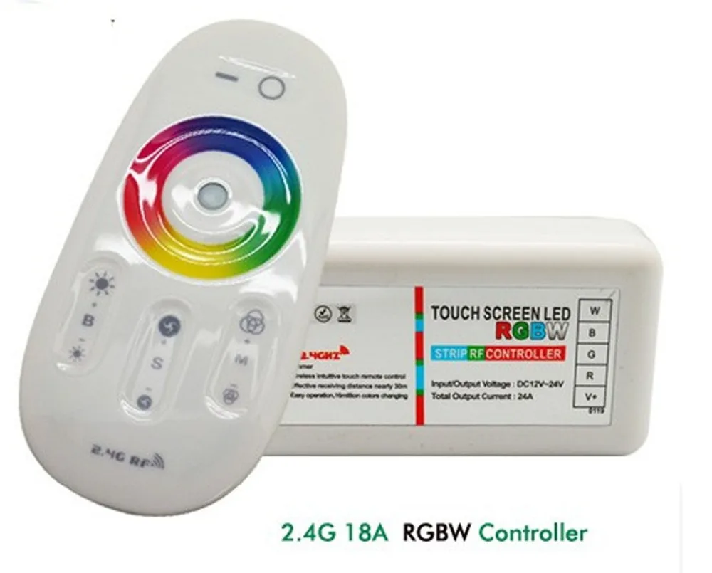 5 м 12 в SMD RGBW Белый 5050 600 светодиодный двухрядные светодиодные ленты+ 2,4 г контроллер+ 8A мощность Черный pcb