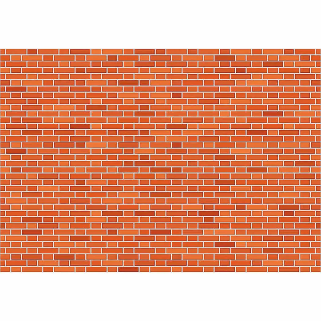 Allenjoy background photo zone street orange brick wall children cartoon vintage photography backdrops party wall-papers | Электроника