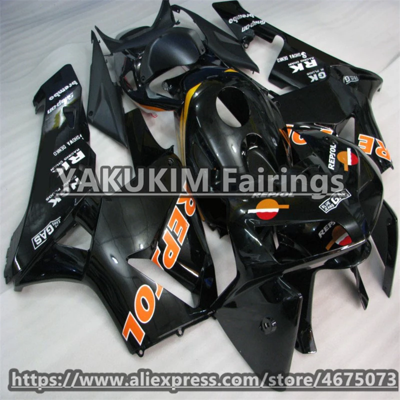 Комплект обтекателей ABS для Honda CBR 600RR 2005 2006 f5 обтекатели мотоцикла CBR600RR Обтекатели