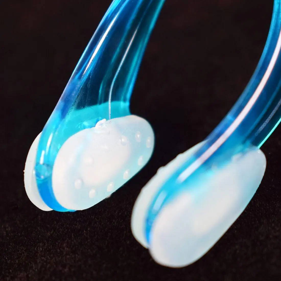 

Swimming Nose Clip 3 Pcs pure Blue PVC Silicone Men Women Swimming Waterproof Beginners Soft Silicone Nose Clip