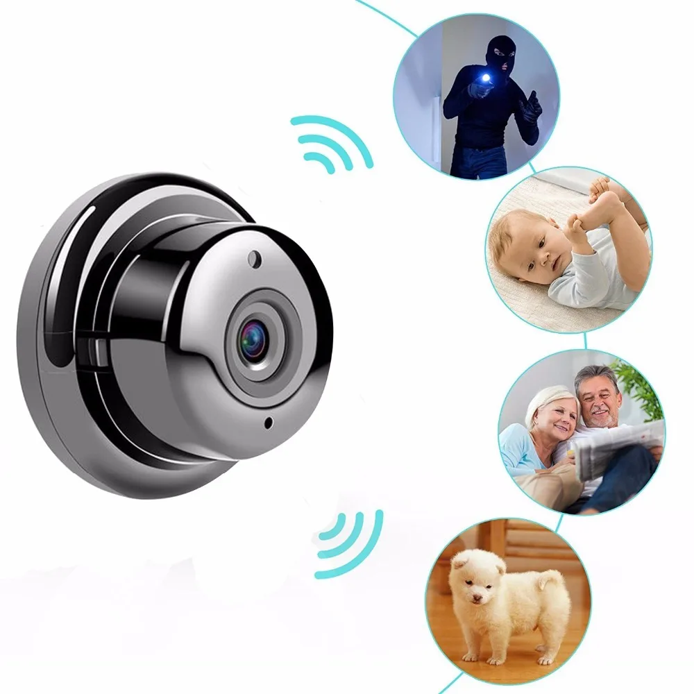 720 P экшн камера с Wi Fi подключением Беспроводной IP P2P Камера офис для защиты детей и