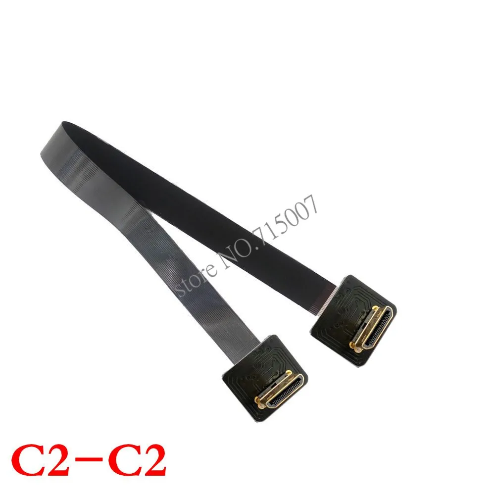 Плоский кабель 90 градусов вверх под углом FPV Mini HDMI-совместимый штекер к Micro HDMI FPC