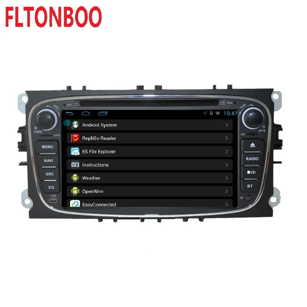 7 дюймов Android 9 для Форд Фокус 2 mondeo DVD радио gps навигации 3G BT Wi Fi 1 ГБ quad core Поддержка