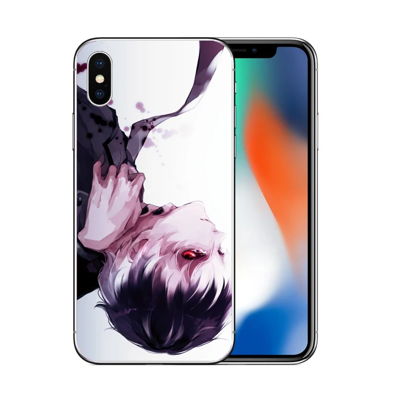 Японский аниме Токийский Гуль Япония Силиконовый ТПУ чехол для телефона iphone 6 6S 7 8