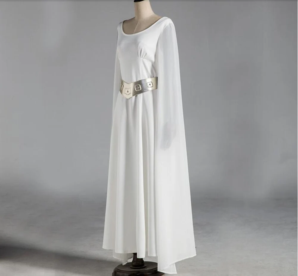 Звездная принцесса Лея Звездные войны Косплэй костюм платье леи индивидуальный