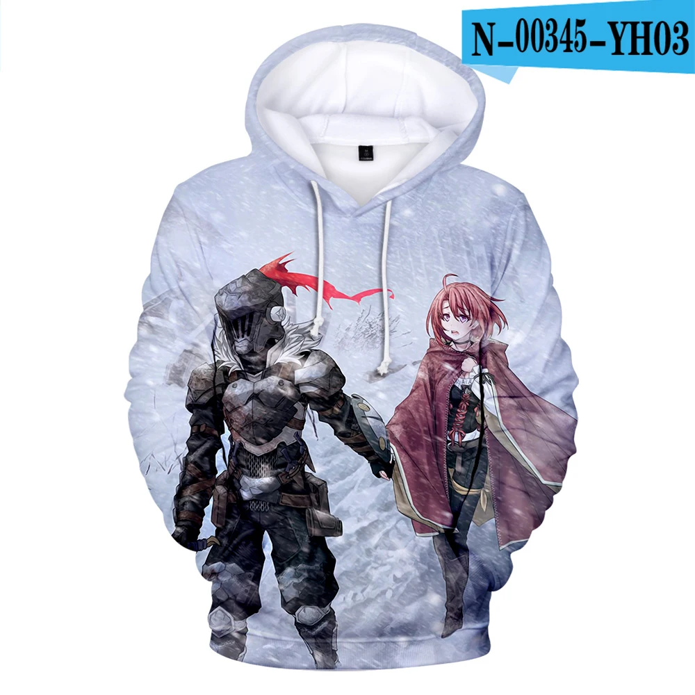3D Модные толстовки Goblin Slayer Comic fashion Горячие 3D толстовки для мужчин и женщин Осень Зима повседневные Goblin Slayer толстовки с изображением героев комиксов - Цвет: 3D