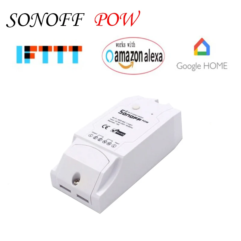Умный Wifi переключатель Sonoff Pow с измерением энергопотребления в реальном времени
