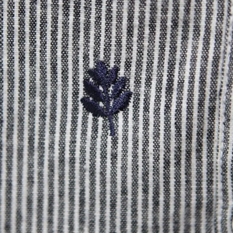 Новинка Модные женские листья вышивка блуза с длинным рукавом Повседневная