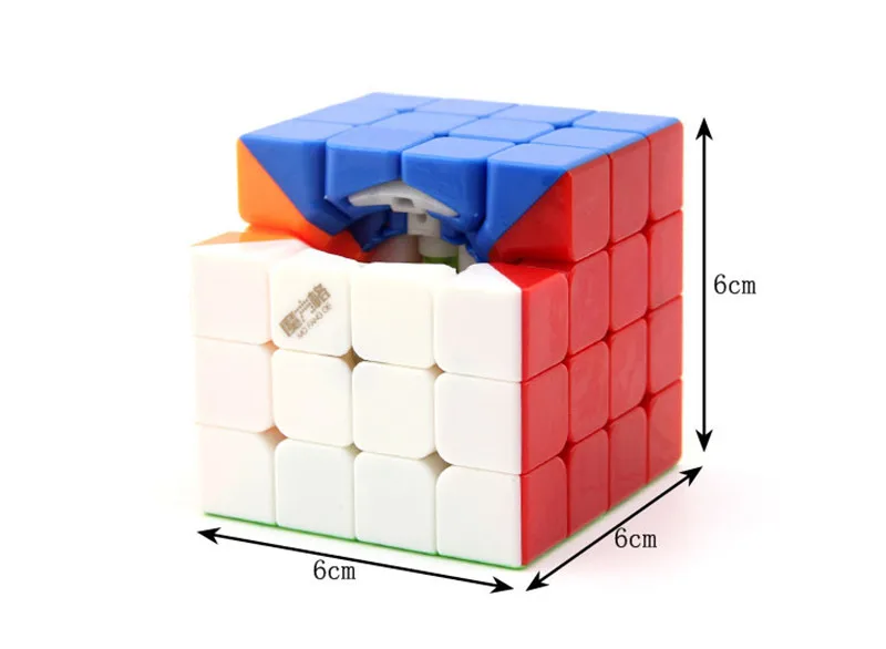QiYi MoFangGe WuQue MiNI M QY 4x4x4 Магнитный 60 мм магический куб 4 слойный Профессиональный