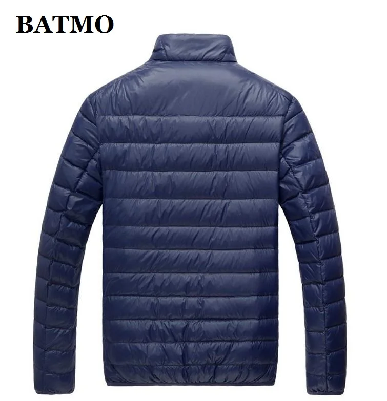 BATMO Новое поступление осень Высокое качество 80% белый утиный пух куртки, мужской тонкий пуховик, плюс-Размер 778