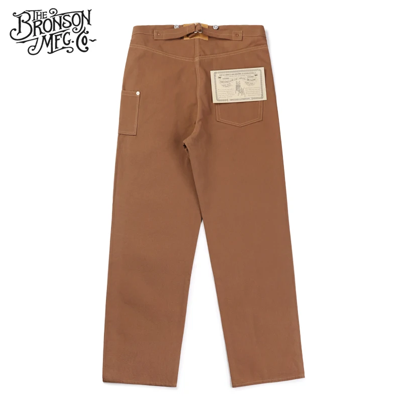 Брюки с высокой талией LOT873 bronson mans 11 унций винтажные парусиновые штаны|vintage mens