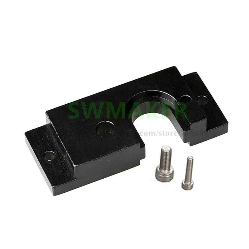 SWMAKER Aluminum Alloy V6 HotEnd Mount plate with screws for DIY BullDog Extruder Black Color | Компьютеры и офис