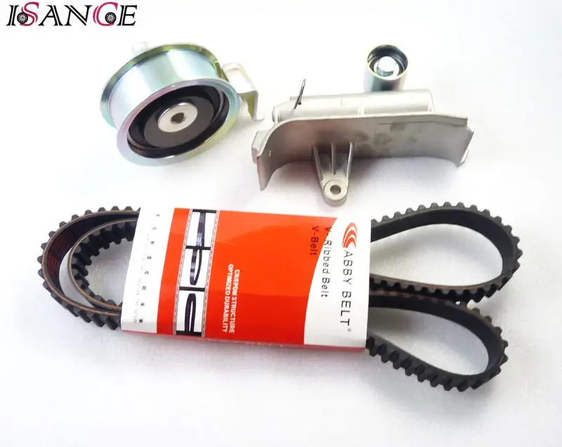 Натяжитель ремня ГРМ ролик и ремень 06B109477A 06B109119A 06B109243F для VW Beetle Passat Golf Jetta Audi A4 TT