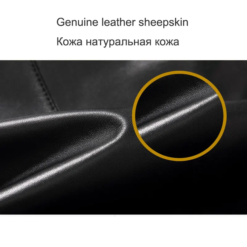 Мужские пальто из овечьей кожи дусень Кляйн 2017 деловой стиль дизайнерская осень