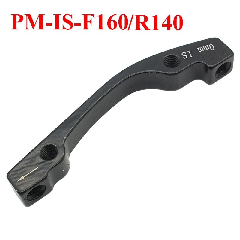 PM IS F160 R140 PM IS 160 180 203 дисковый тормоз горного велосипеда адаптер алюминиевый сплав MTB Аксессуары для шоссейного велосипеда Ротор Тормозной адаптер - Цвет: PM IS F160 R140