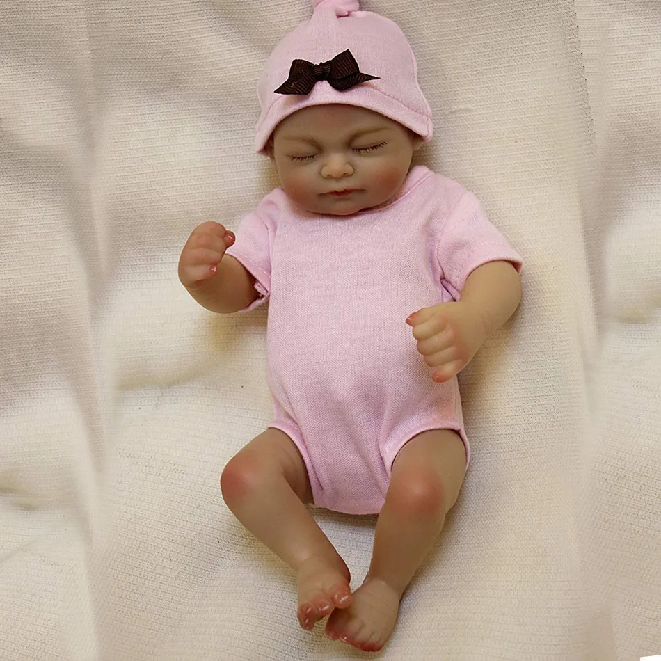 OtardDolls bebe reborn doll 1" Full slicone reborn очаровательные детские куклы ручной работы, картина, волосы, подарок, Bonecas, игрушка для ванны