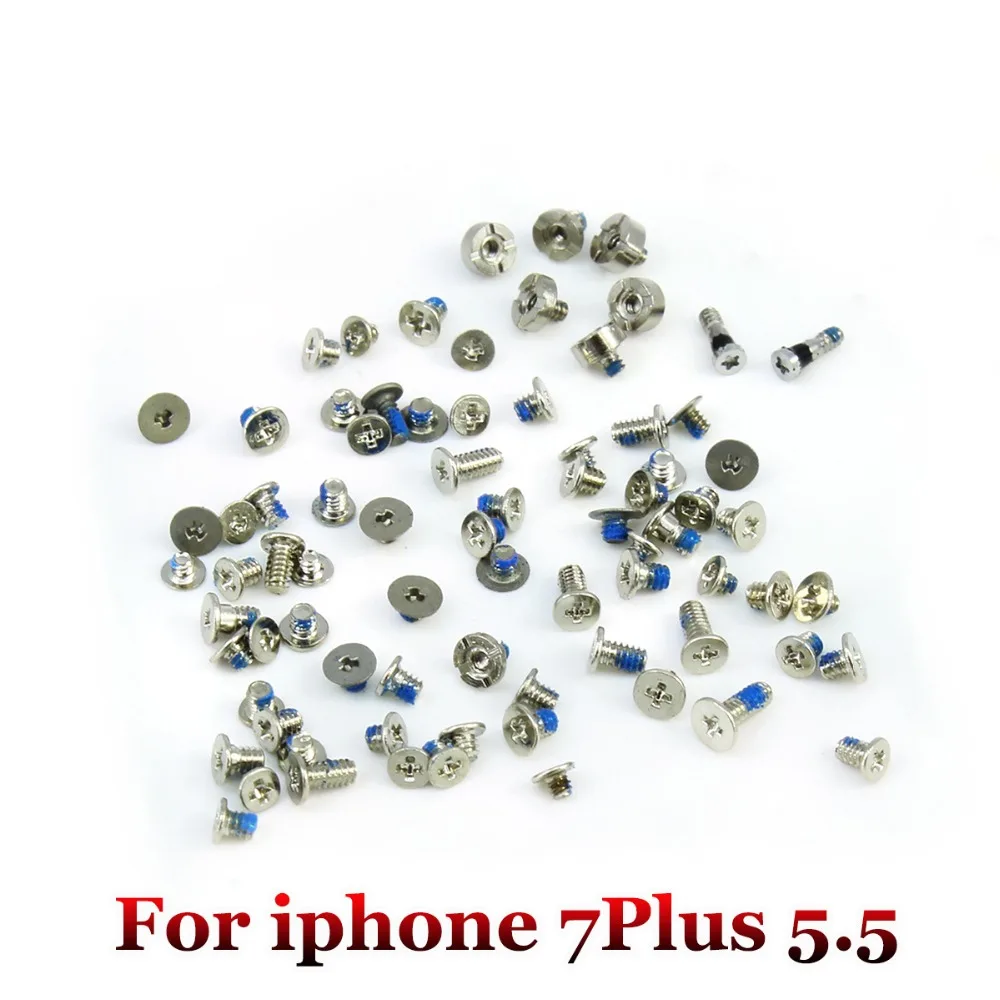 YuXi полный комплект винтов для iPhone 7 plus 8 8plus X 5 5S 5C 6 6Plus 6S 6splus Аксессуары мобильных